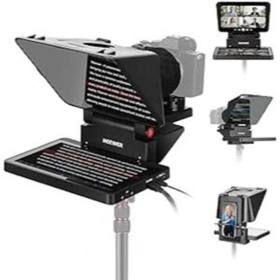 NEEWER 2-in-1 11-Zoll Teleprompter für Streaming