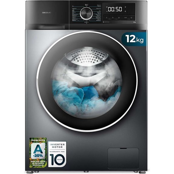 Cecotec 12kg Frontlader-Waschmaschine mit Inverter