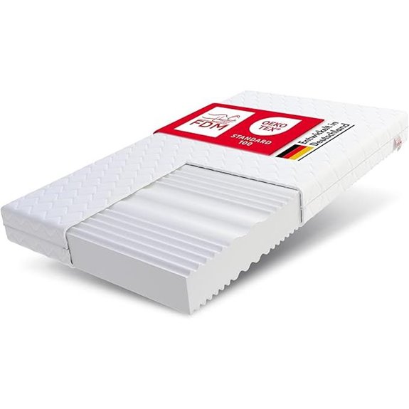 FDM 140x200cm Kaltschaum-Matratze mit Bezug