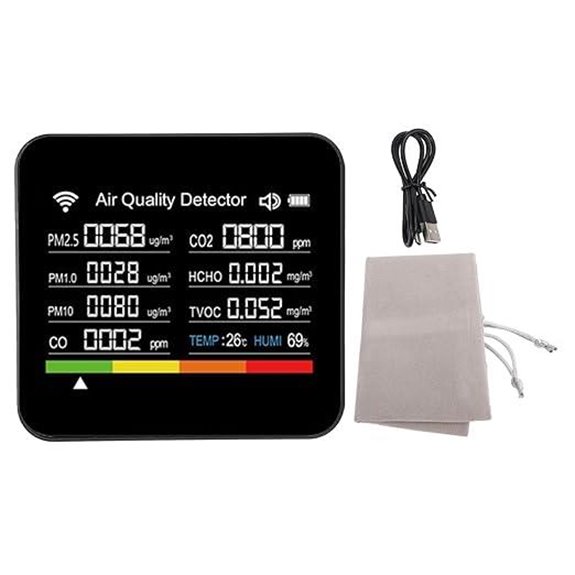 Smartes Luftqualitätsmessgerät 14-in-1 WiFi-Innenraumtester