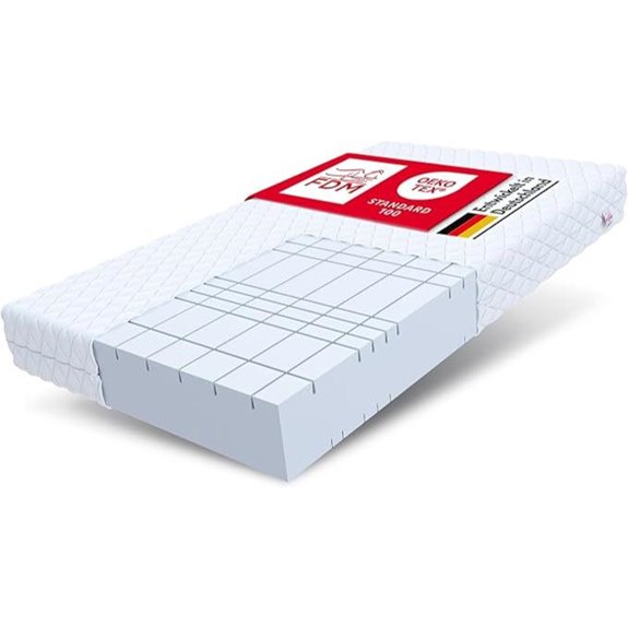 FDM 180x200 cm Kaltschaummatratze mit Bezug