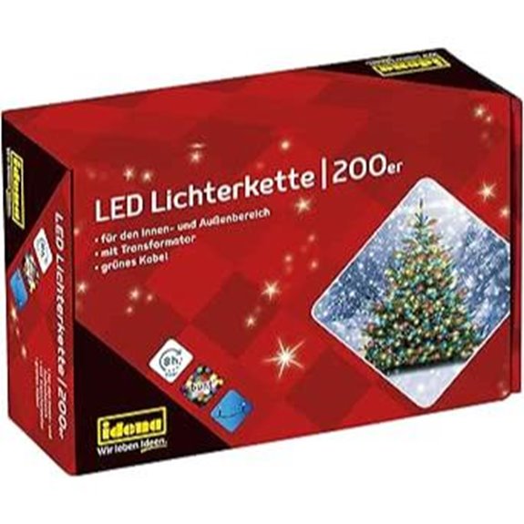 Idena - LED-Lichterkette mit 200 LEDs.