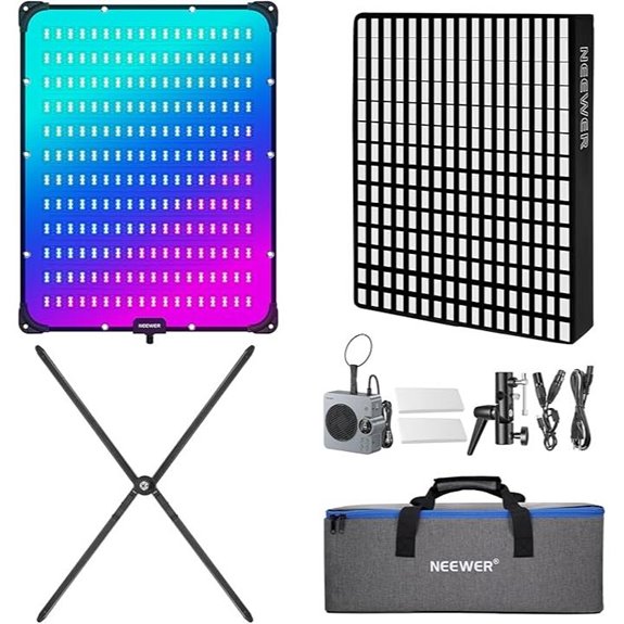 NEEWER Pro 200W RGB Videolicht mit Softbox