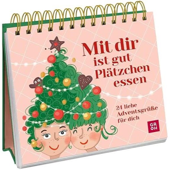 Adventskalender mit 24 liebevollen Cookie-Grußbotschaften