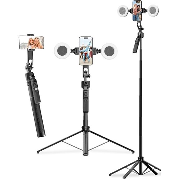 Rollei 360° Auto Tracking Phone Tripod with Light