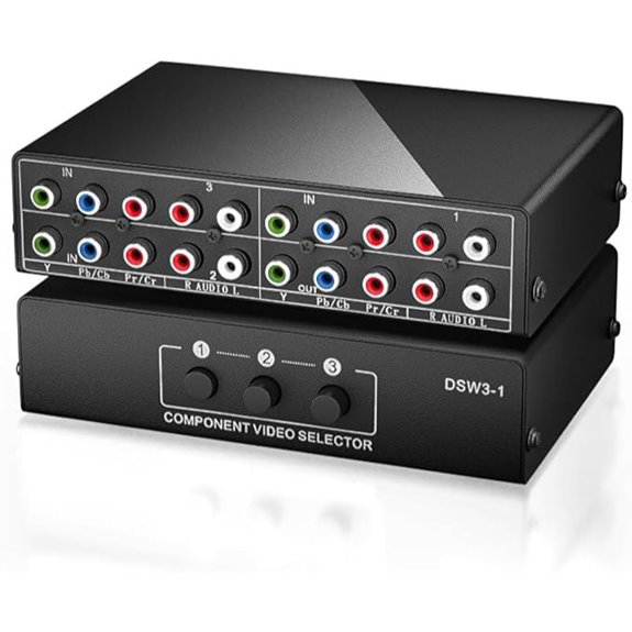 AV-RCA-Schalter 3-in-1 Audio/Video-Switcher