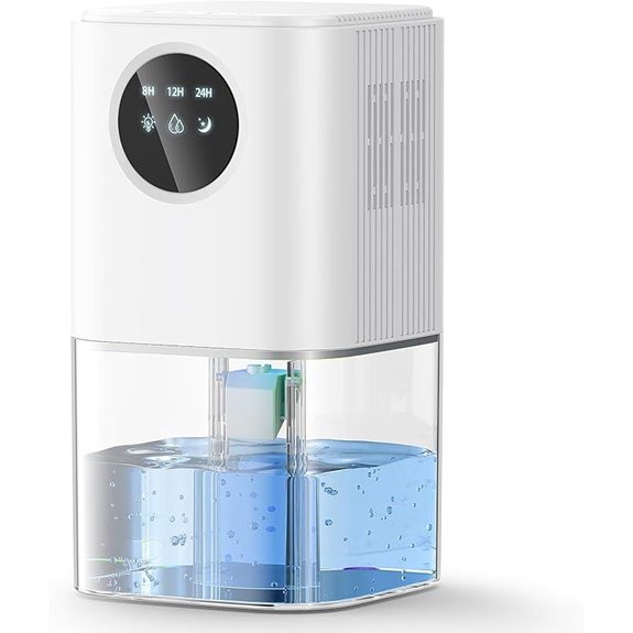 Elektrischer Entfeuchter 6 L/Tag mit Timer und digitaler Anzeige