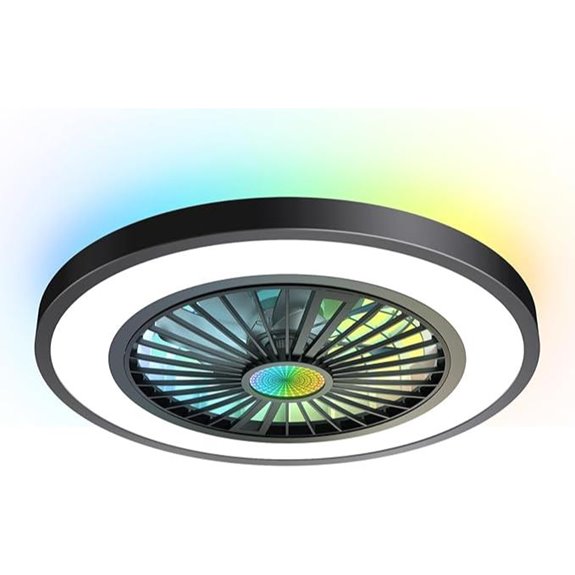 75W Deckenventilator mit RGB-Lichtern & Fernbedienung