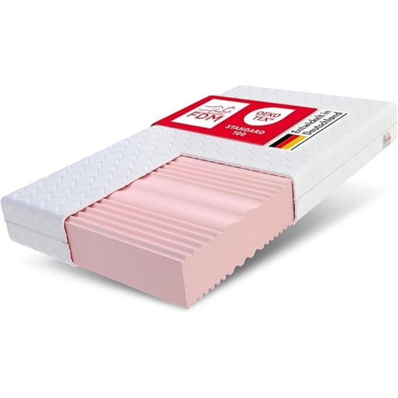 FDM 90x200 cm Kaltschaum-Matratze mit Jerseybezug