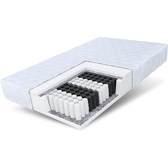 FDM 90x200 cm Pocket Spring Mattress mit Bezug
