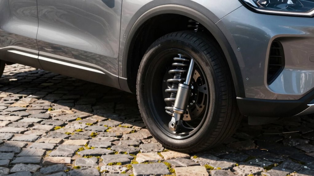 absorbierende Kopfsteinpflasterstraße Erschütterungen
