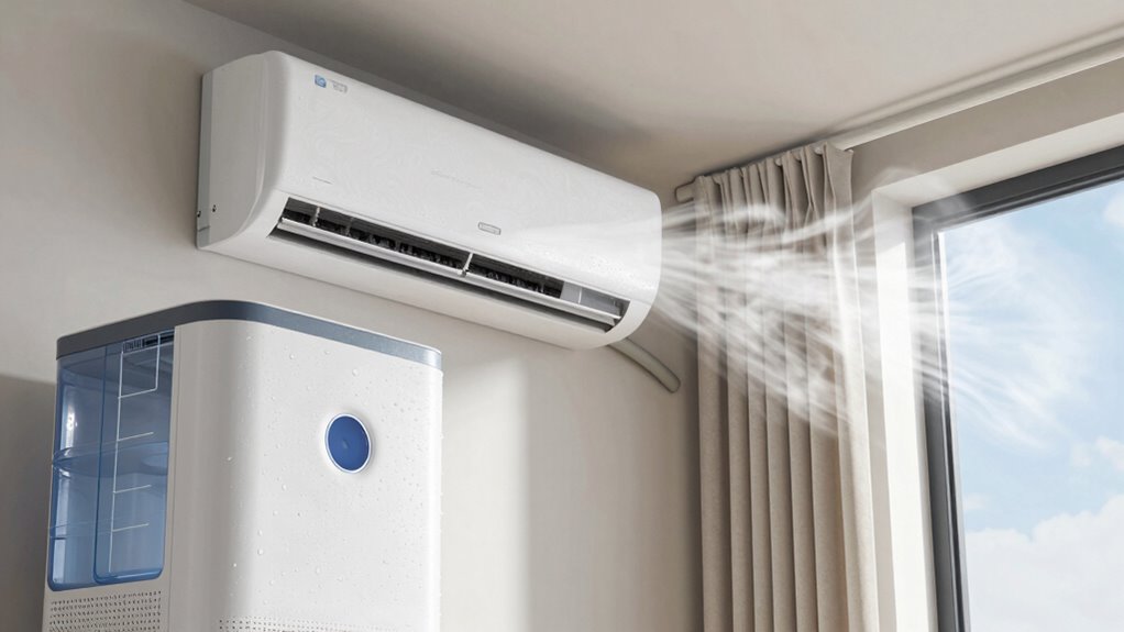 ac cools faster dehumidifies steadily