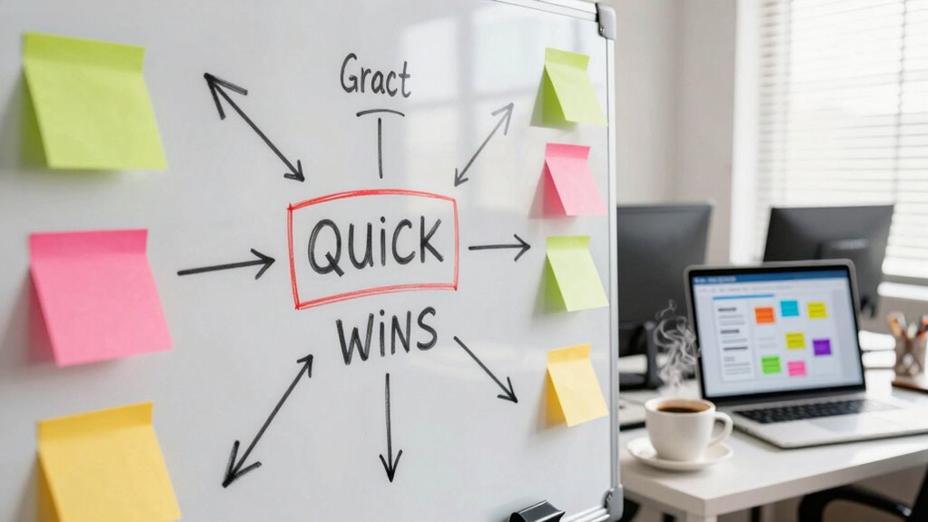 achieve quick small wins