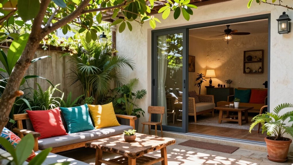 füge natürliche Outdoor-Elemente hinzu