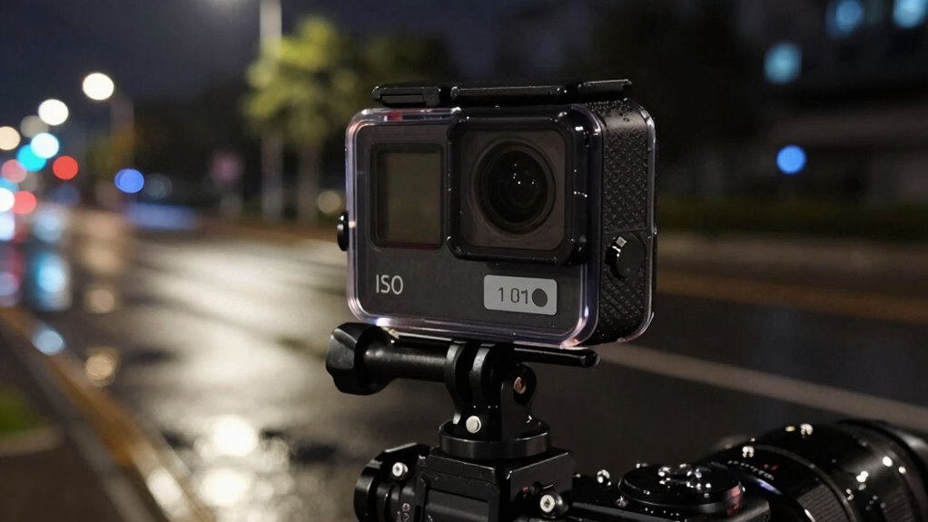 Passe ISO für Nachtaufnahmen an