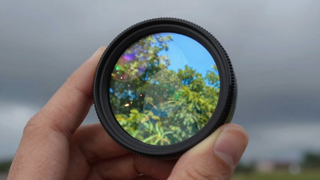 adjust polarizer based on scene