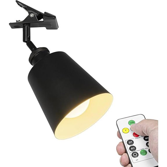 Verstellbare Klemme LED Wandlampe mit Batterie