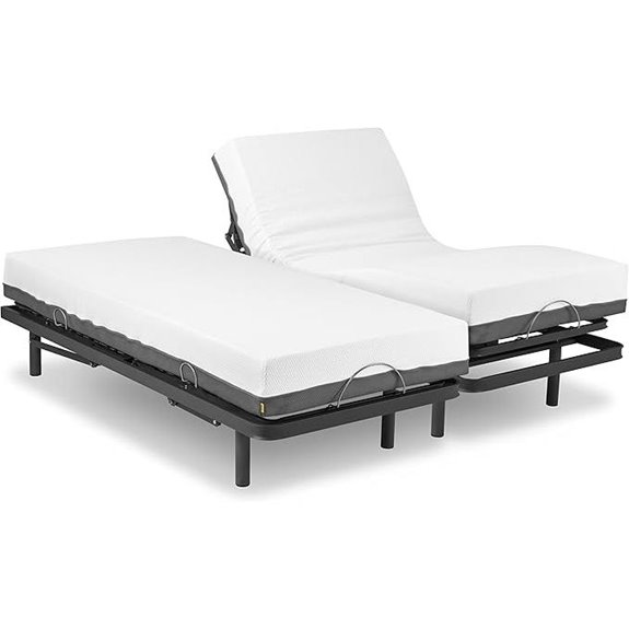 Ferlex Elion verstellbares Bettrahmen mit Matratze und Fernbedienung