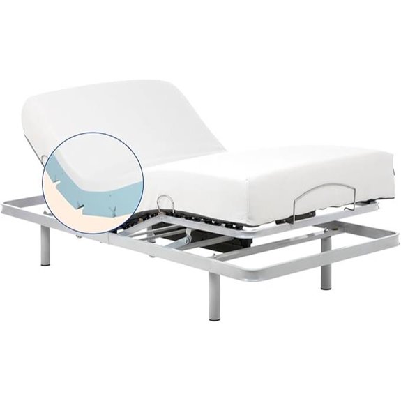 Geriafy verstellbares Bettrahmen mit Matratze und kabelloser Fernbedienung