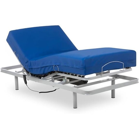 Geriafy verstellbares Lattenrahmen-Bettgestell mit wasserdichter Matratze