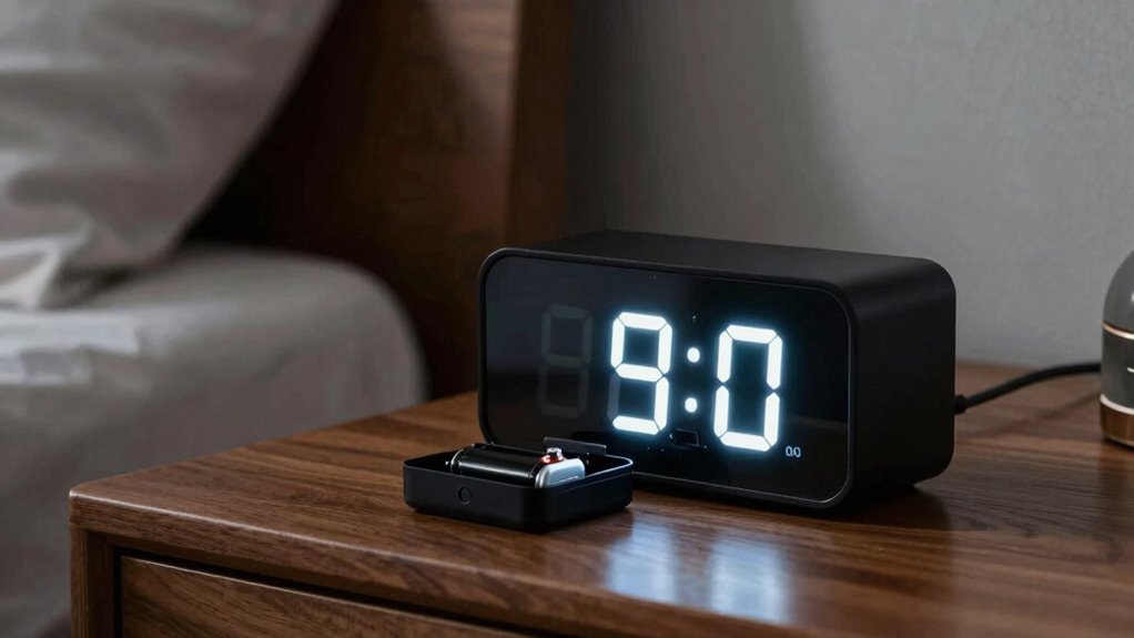 adjustable brightness and backup