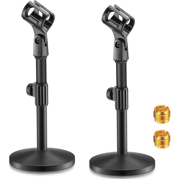 adjustable desktop mic stands