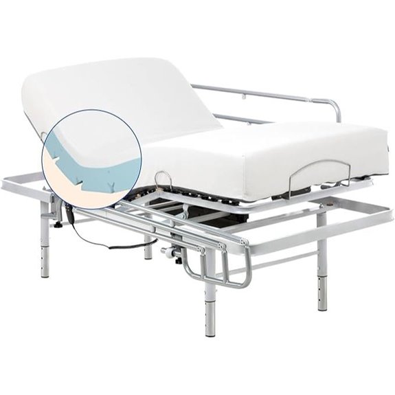 Geriafy verstellbare Lattenrost-Bettenrahmen mit Matratze