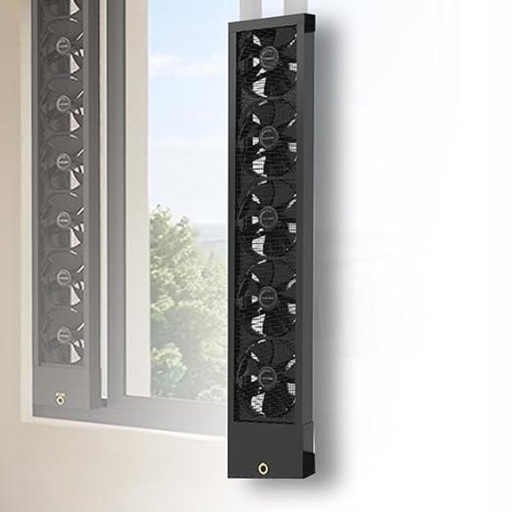 Komfortzone Fensterventilator ausziehbar verstellbare Geschwindigkeit