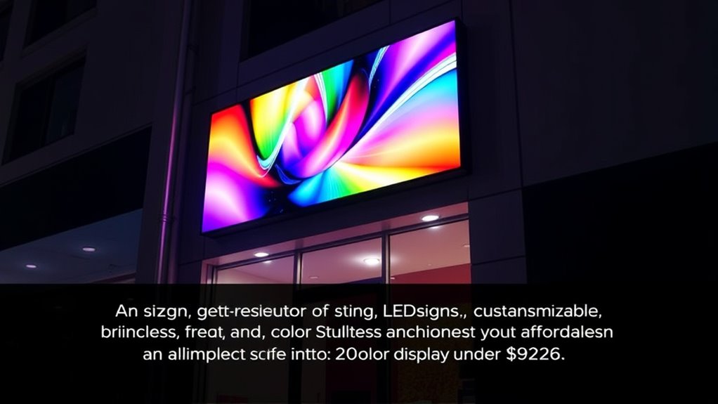 affordable durable customizable signage