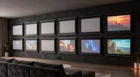 affordable motorized projector screens