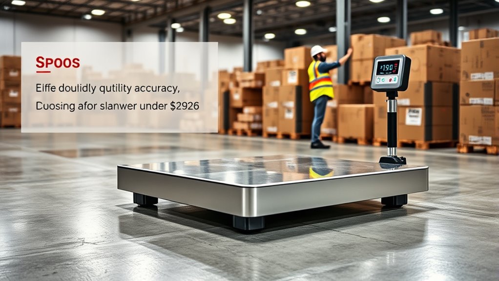 affordable warehouse weighing options