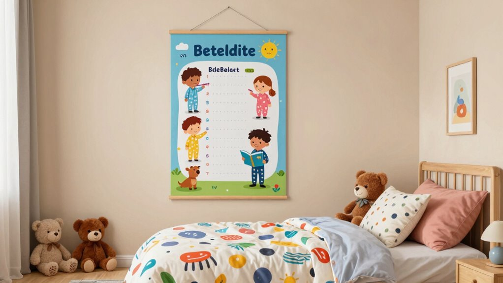 Altersspezifische Gutenacht-Rhythmus-Charts Ideen