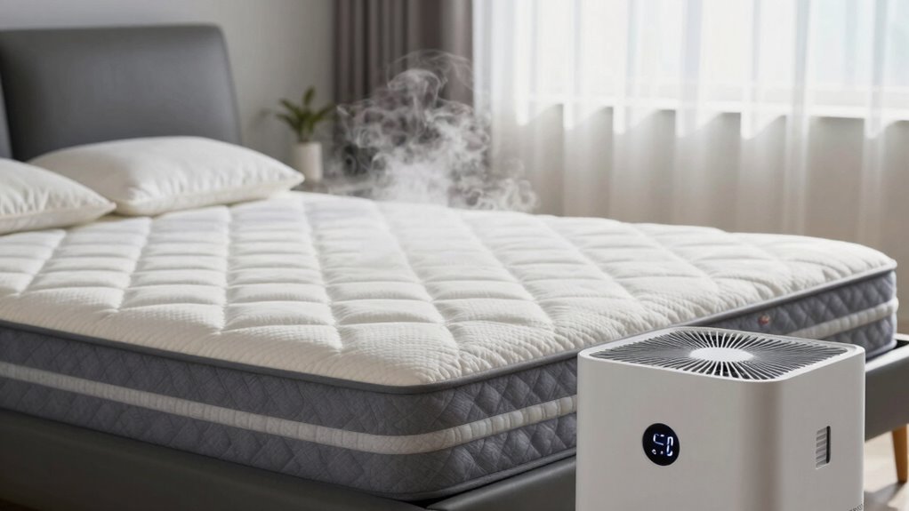 air purifiers reduce mattress vocs