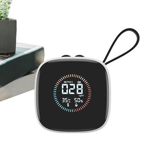 Luftqualitätsmonitor mit LED-Display