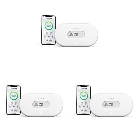 Airthings View Plus Luftqualitätsmonitor (Set aus 3)