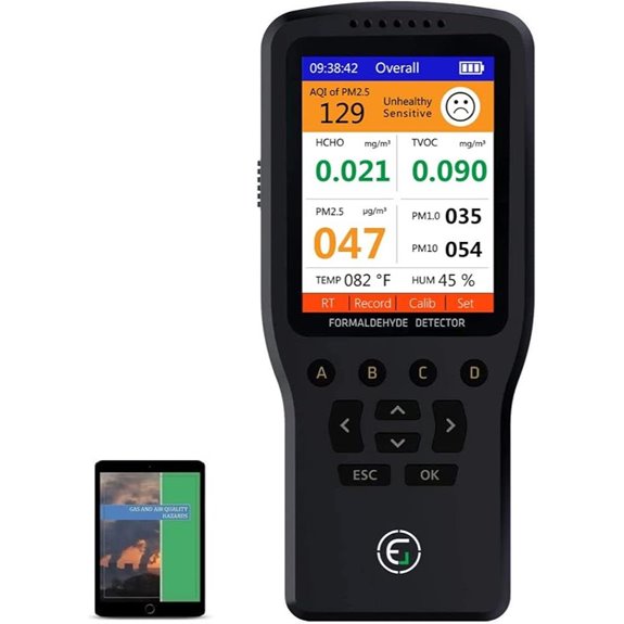 Luftqualitätsmonitor mit Formaldehyd- und Staubdetektion
