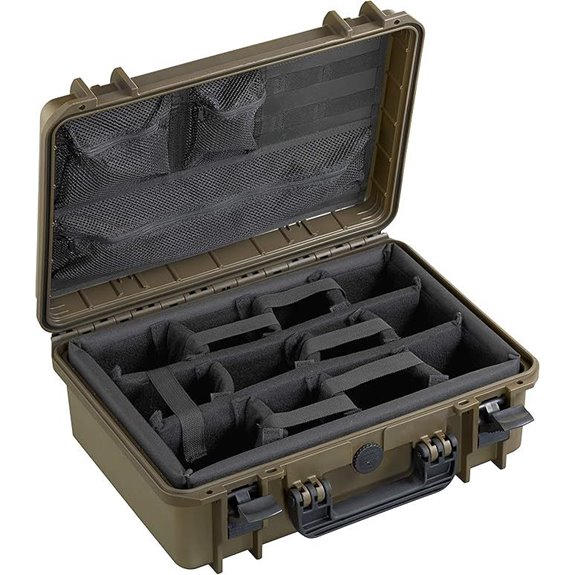 Plastica Panaro Max-Koffer luftdichtes Foto-Case mit gepolsterten Trennwänden