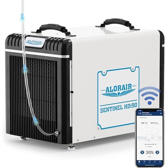 ALORAIR WLAN-Baufeuchteentfeuchter mit Pumpe