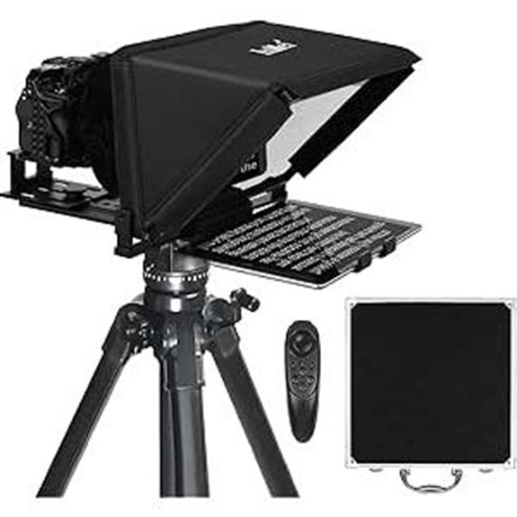 TX12 Aluminium Teleprompter mit App & Tragekoffer