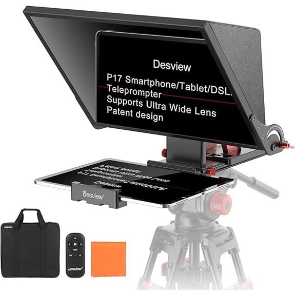 Desview P17 17 Aluminum-Teleprompter mit Tragetasche