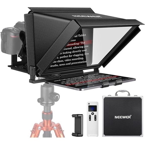 NEEWER X12 Aluminium Teleprompter mit Fernbedienung