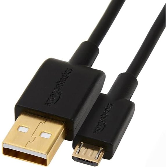 Amazon Basics USB A-zu Micro-USB 2.0-Kabel (5er-Set)