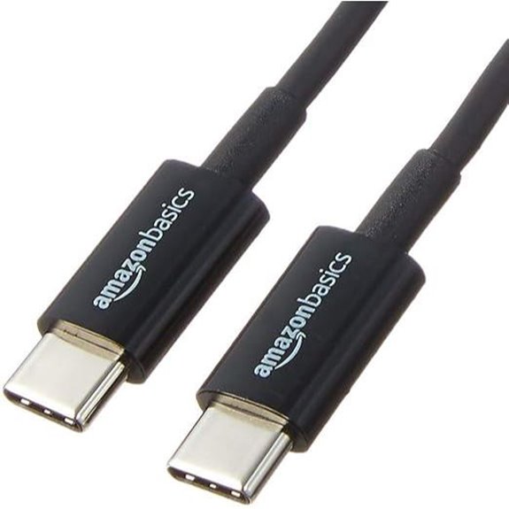 AmazonBasics USB Type-C zu USB Type-C 2.0 Kabel - 0,9 m - Schwarz
