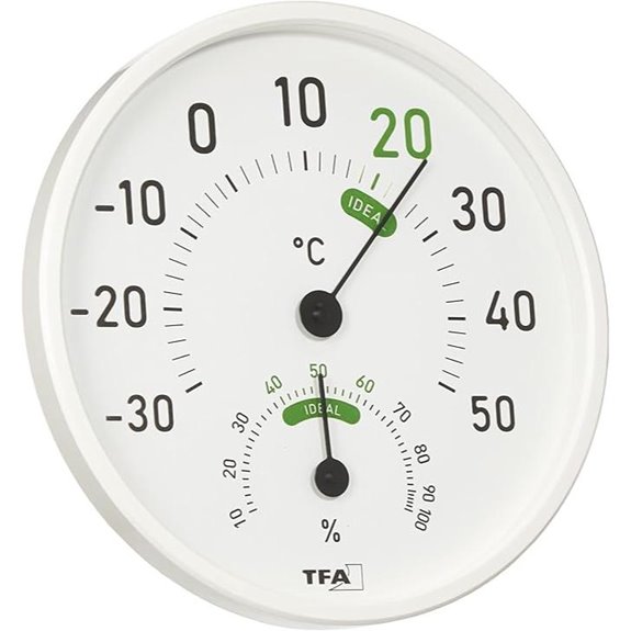 TFA Analoges Thermo-Hygrometer für Innen- und Außenbereich