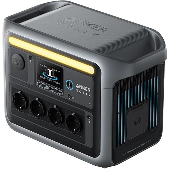 Anker Solix C1000X Powerstation mit 1056Wh Grau (A1761311)
