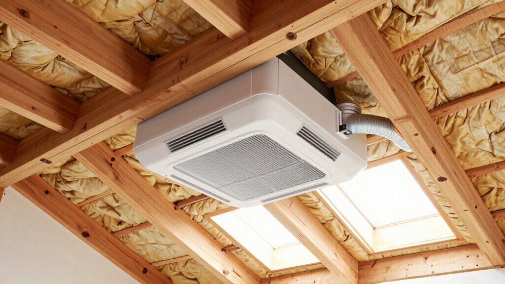 Dachboden-Kühlungssysteminstallation