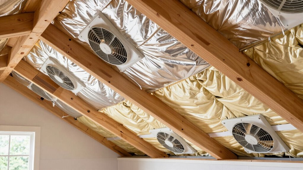 attic cooling techniques combine ventilation insulation and maintenance