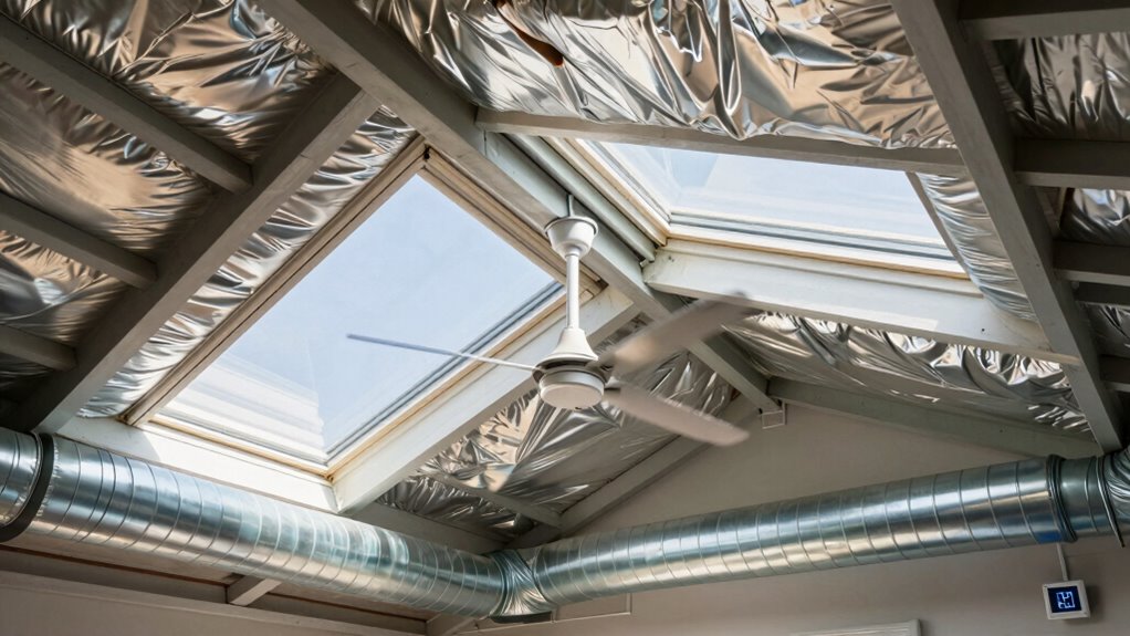 Kühlung des Dachbodens durch Isolierung