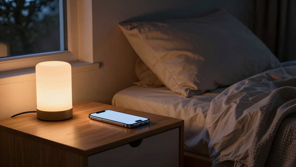 avoid bright screens night