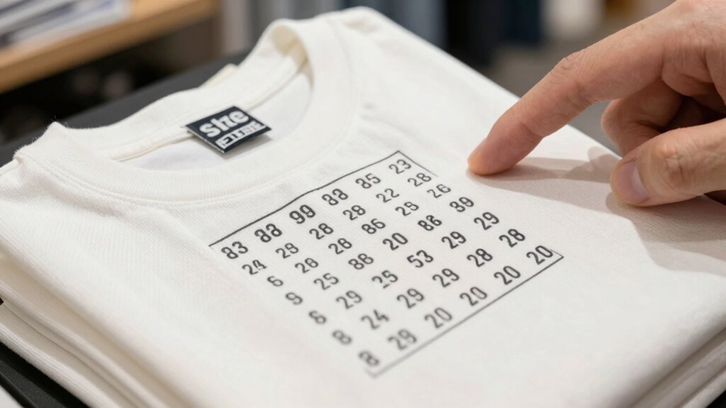 Vermeide internationale Größenverwirrung